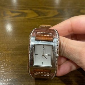 DKNY leather watch